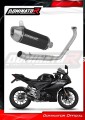 complete exhaust system with muffler DOMINATOR Full System S3 BLACK fits the motorcycle Yamaha YZF R125 2024   2026 2
