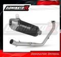 teljes DOMINATOR kipufogórendszer S3 FEKETE dobbal, amely illik a Yamaha YZF R125 2024 - 2026 motorkerékpárhoz 3