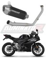 komplett DOMINATOR Full System S3 FEKETE kipufogórendszer kipufogódobbal a Yamaha YZF R125 2021 - 2024 motorkerékpárhoz