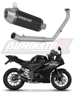 Yamaha YZF R125 2021 - 2024 (Euro 5) Teljes rendszer Leömlő kipufogó dob S3 BLACK + dB killer