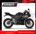 komplett DOMINATOR Full System S3 FEKETE kipufogórendszer kipufogódobbal a Yamaha YZF R125 2021 - 2024 motorkerékpárhoz 4