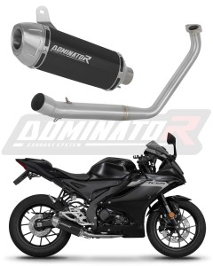 Yamaha YZF R125 2019 - 2020 Teljes rendszer Leömlő kipufogó dob S3 BLACK + dB killer