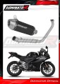 teljes kipufogó rendszer DOMINATOR Full System S3 FEKETE hangtompítóval, amely illeszkedik a Yamaha YZF R125 2019 - 2020 motorkerékpárhoz 2