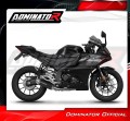 complete exhaust system with muffler DOMINATOR Full System S3 BLACK fits to Yamaha YZF R125 2019  2020 4