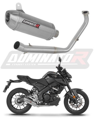 teljes DOMINATOR Full System S3 kipufogórendszer Yamaha MT 125 2021 - 2024 motorkerékpárhoz