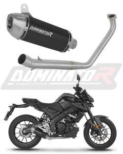 Yamaha MT 125 2020 Teljes rendszer Leömlő kipufogó dob S3 BLACK + dB killer