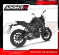 komplett DOMINATOR Full System S3 FEKETE kipufogórendszer hangtompítóval Yamaha MT 125 2020 motorkerékpárhoz  4