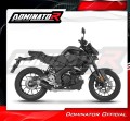 komplett DOMINATOR Full System S3 FEKETE kipufogórendszer hangtompítóval Yamaha MT 125 2020 motorkerékpárhoz  5