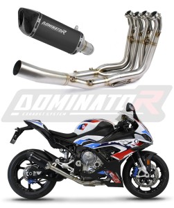 BMW M1000RR 2020 - 2024 Teljes rendszer Leömlő Kipufogó HP6 BLACK + dB killer medium