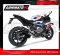 complete exhaust system with muffler DOMINATOR Full System HP6 BLACK fits the motorcycle BMW M1000RR 2020   2024 5