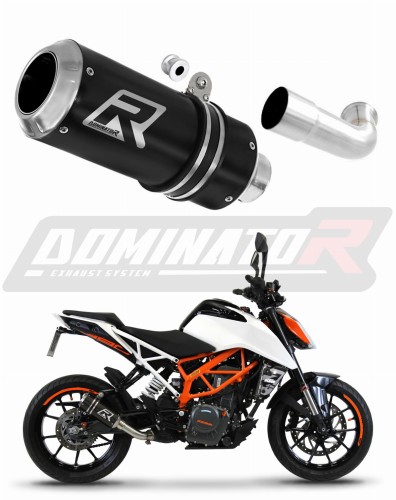 exhaust muffler DOMINATOR GP BLACK fits the motorcycle KTM 390 Duke 2017   2020