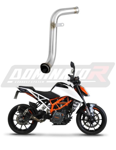 decat mid muffler DOMINATOR Mid Pipe fits the motorcycle KTM 390 DUKE 2017   2020 7