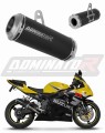 DOMINATOR GP FEKETE kipufogó dob, amely illeszkedik a Suzuki GSXR 600 K1-K5 2001 - 2005 motorkerékpárhoz 2