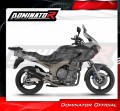DOMINATOR GPF FEKETE kipufogó dob Yamaha TDM 900 2002 - 2013 motorkerékpárhoz 5
