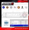 exhaust muffler DOMINATOR GPF BLACK fits the motorcycle Yamaha TDM 900 2002   2013 6