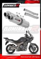 DOMINATOR kerek kipufogó dob Yamaha TDM 900 2002 - 2013 motorkerékpárhoz 2