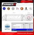 exhaust muffler DOMINATOR ROUND fits the motorcycle Yamaha TDM 900 2002   2013 6