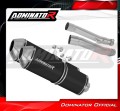 DOMINATOR OVR FEKETE kipufogó dob Yamaha TDM 900 2002 - 2013 motorkerékpárhoz 3