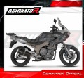 DOMINATOR OVR FEKETE kipufogó dob Yamaha TDM 900 2002 - 2013 motorkerékpárhoz 5