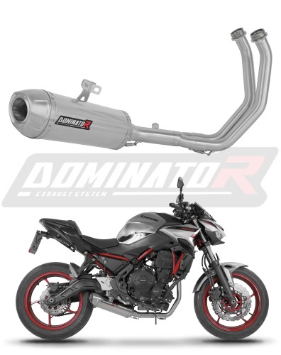 complete exhaust system with muffler DOMINATOR Full System S3 fits the motorcycle Kawasaki Ninja 650 2023   2026