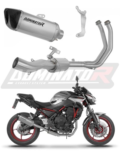 komplett kipufogórendszer DOMINATOR Full System Titán HP6 dobbal, Kawasaki Ninja 650 2023 - 2026 motorkerékpárhoz