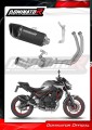 kompletny układ wydechowy z tłumikiem DOMINATOR Full System HP6 CZARNY pasujący do motocykla Kawasaki Z650 2023 - 2026 2
