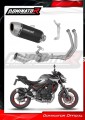 komplett DOMINATOR kipufogórendszer S6 FEKETE dobbal a Kawasaki Z650 2023 - 2026 motorkerékpárhoz 2
