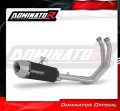 komplett kipufogórendszer DOMINATOR Full System S3 FEKETE dobbal, amely illeszkedik a Kawasaki Ninja 650 2023 - 2026 motorkerékpárhoz 3