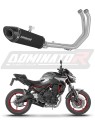 teljes DOMINATOR Full System HP8 FEKETE kipufogórendszer hangtompítóval Kawasaki Z650 2023 - 2026 motorkerékpárhoz