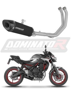 Kawasaki Z650 2023 - 2026 Teljes rendszer Kipufogó leömlő dob HP8 FEKETE + dB killer