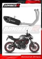 teljes DOMINATOR Full System HP8 FEKETE kipufogórendszer hangtompítóval Kawasaki Z650 2023 - 2026 motorkerékpárhoz 2