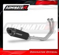 teljes DOMINATOR Full System HP8 FEKETE kipufogórendszer hangtompítóval Kawasaki Z650 2023 - 2026 motorkerékpárhoz 3