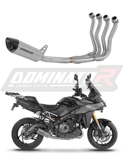 complete exhaust system with muffler DOMINATOR Full System titanium HP8 fits the motorcycle Suzuki GSX S 1000 GX 2024