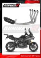 complete exhaust system with muffler DOMINATOR Full System HP8 BLACK fits the motorcycle Suzuki GSX S 1000 GX 2024  2