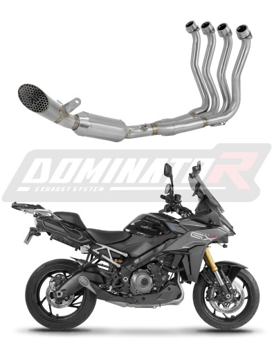 komplett kipufogórendszer DOMINATOR Full System GP3 EX hangtompítóval Suzuki GSX-S 1000 GX 2025 - 2026 motorkerékpárhoz