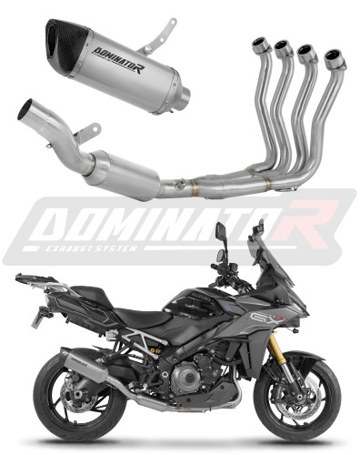 komplett kipufogórendszer DOMINATOR HP6 EX titán dobbal a Suzuki GSX-S 1000 GX 2025 - 2026 motorkerékpárhoz