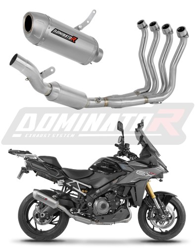 komplett kipufogórendszer DOMINATOR Full System S6 EX dobbal Suzuki GSX-S 1000 GX 2025 - 2026 motorkerékpárhoz