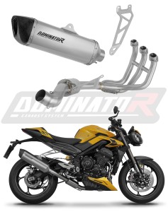 Triumph STREET TRIPLE 765 S / R / RS 2023 - 2024 Full system Leömlő kipufogó titán dob HP6 + dB killer