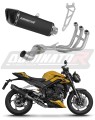 teljes DOMINATOR kipufogórendszer HP6 FEKETE dobbal, Triumph STREET TRIPLE 765 S / R / RS 2023 - 2024 motorkerékpárhoz 5