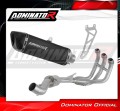 complete exhaust system with muffler DOMINATOR Full System HP6 BLACK fits the motorcycle Triumph STREET TRIPLE 765 S / R / RS 2023   2024 6