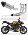 komplett kipufogórendszer DOMINATOR HP8 Titán dobbal Triumph Street Triple 765 RS 2024 - 2025 motorkerékpárhoz 4