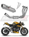 complete exhaust system with muffler DOMINATOR Full System S6 fits the motorcycle Triumph Speed Triple 1200 RS / RR 2021   2024
