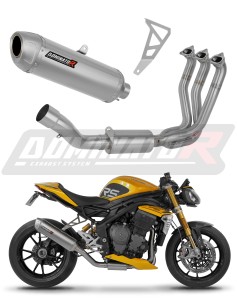Triumph Speed Triple 1200 RS / RR 2021 - 2024 Teljes rendszer Leömlő kipufogó dob S6 + dB killer