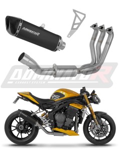 Triumph Speed Triple 1200 RS / RR 2021 - 2024 Teljes rendszer Leömlő kipufogó dob HP6 BLACK + dB killer