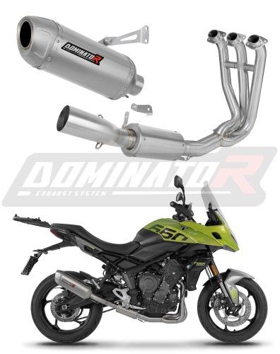 complete exhaust system with muffler DOMINATOR Full System S6 fits the motorcycle Triumph Tiger Sport 660 2025   2026