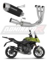 komplett DOMINATOR kipufogórendszer S6 FEKETE dobbal, amely illeszkedik a Triumph Tiger Sport 660 2025 - 2026 motorkerékpárhoz