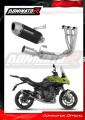 complete exhaust system with muffler DOMINATOR Full System S6 BLACK fits the motorcycle Triumph Tiger Sport 660 2025   2026 2