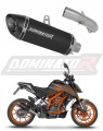 exhaust muffler DOMINATOR HP8 BLACK fits the motorcycle KTM 125 Duke 2021   2023
