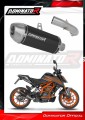 DOMINATOR S3 FEKETE kipufogó dob KTM 125 Duke 2021 - 2023 motorkerékpárhoz 2