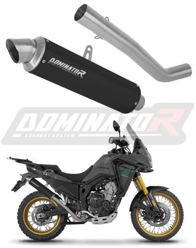 DOMINATOR GPF FEKETE kipufogó dob Rieju Aventura 500 2023 - 2026 motorkerékpárhoz